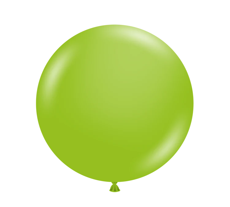 TUFTEX 24IN LIME GREEN LATEX BALLOONS 25CT
