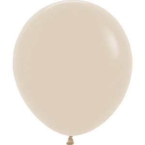 SEMPERTEX 18"DELUXE WHITE SAND 25/PK