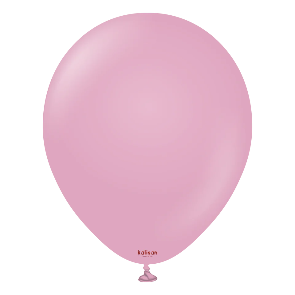 KALISAN LATEX RETRO DUSTY ROSE - 12", 100 PIECES