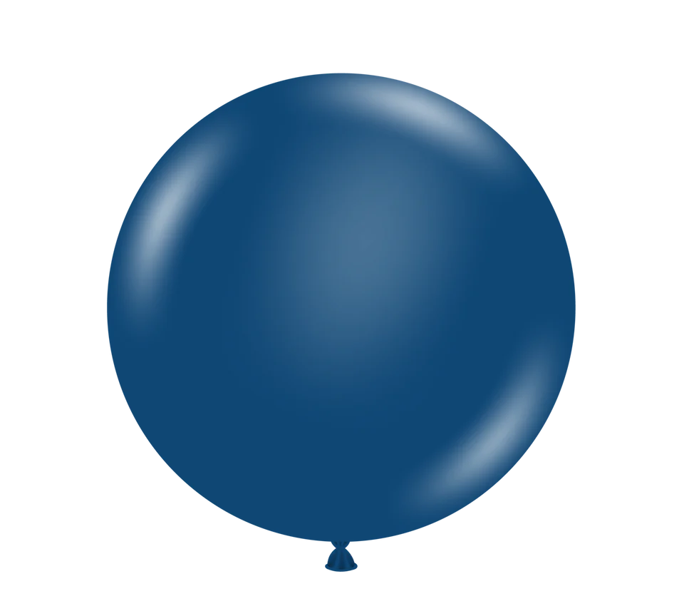 TUFTEX 17IN NAVY LATEX BALLOON 17IN 50CT