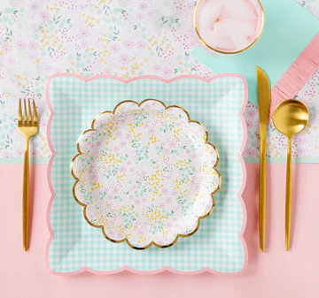 SPRING FRINGED COCKTAIL NAPKINS