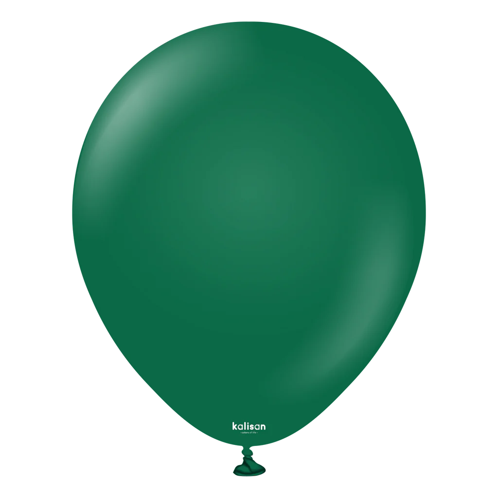 KALISAN LATEX STANDARD DARK GREEN (EMERALD GREEN) - 12", 100 PIECES