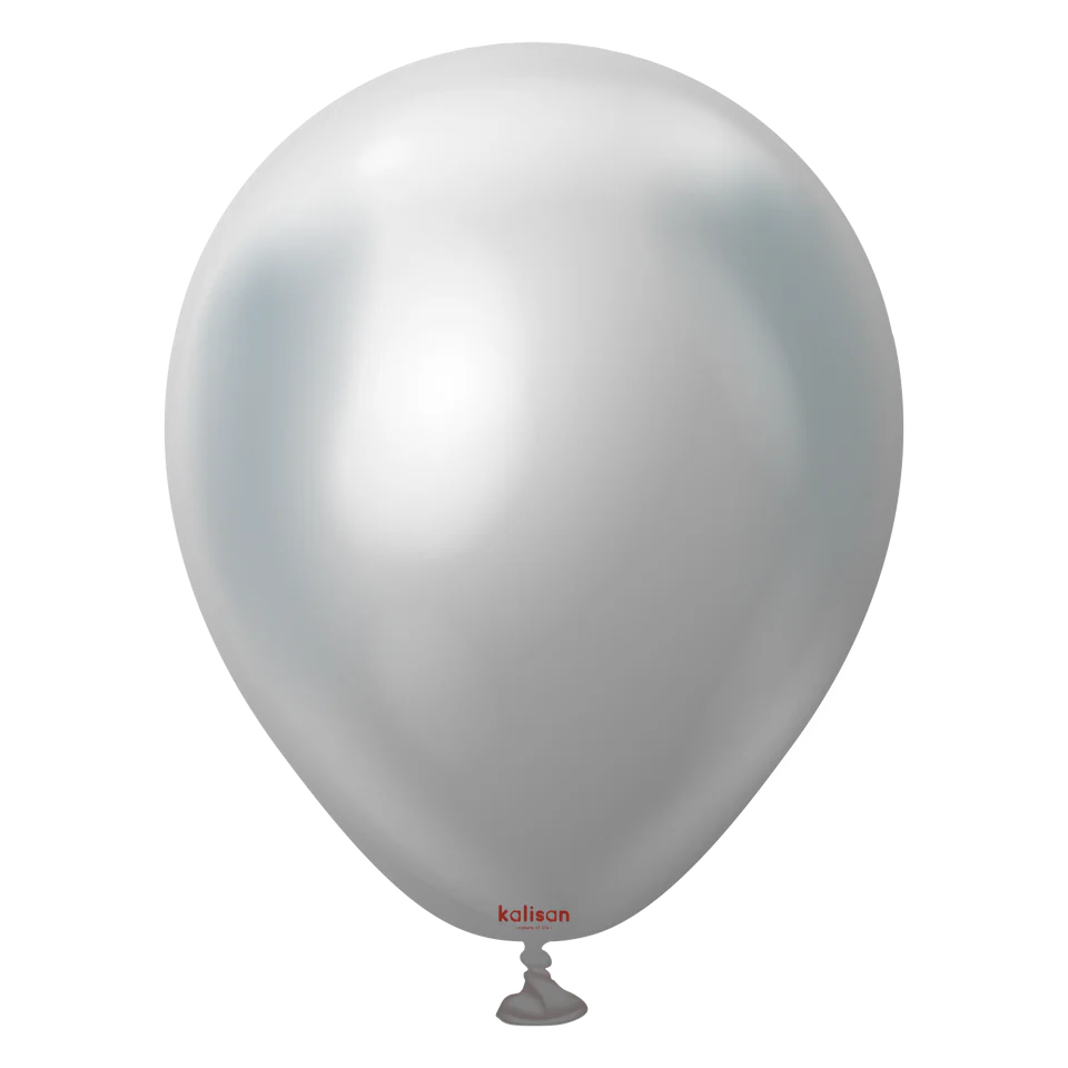 KALISAN LATEX MIRROR SILVER - 5", 100 PIECES