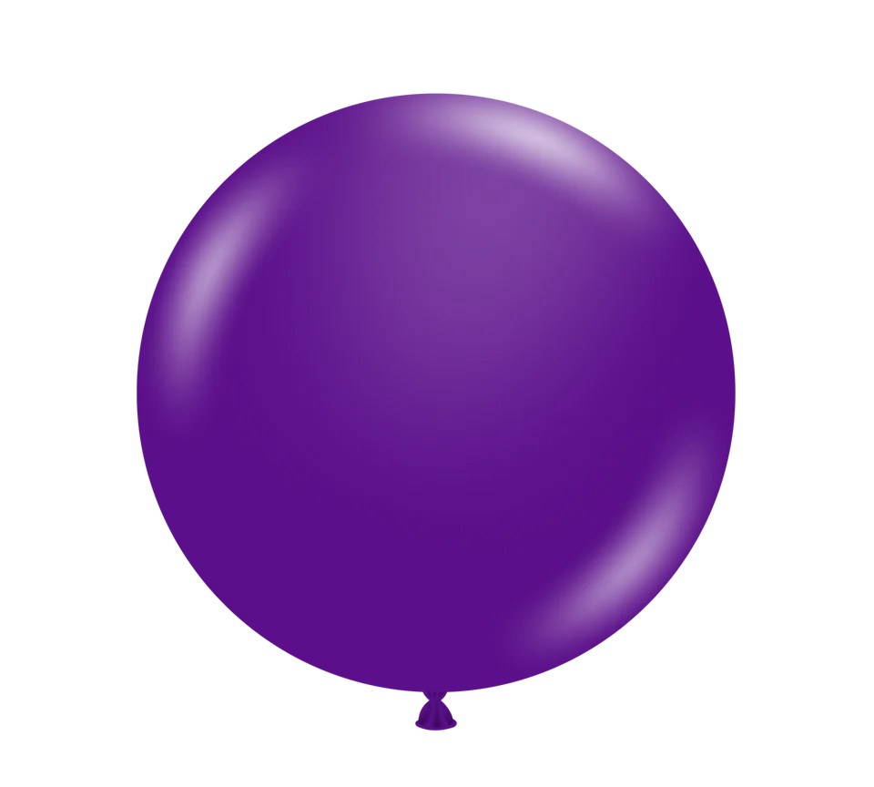 TUFTEX 11IN PLUM PURPLE LATEX BALLOONS 100CT