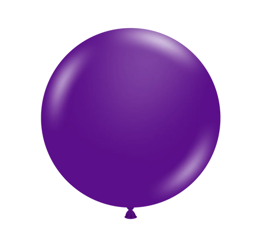 TUFTEX 11IN PLUM PURPLE LATEX BALLOONS 100CT