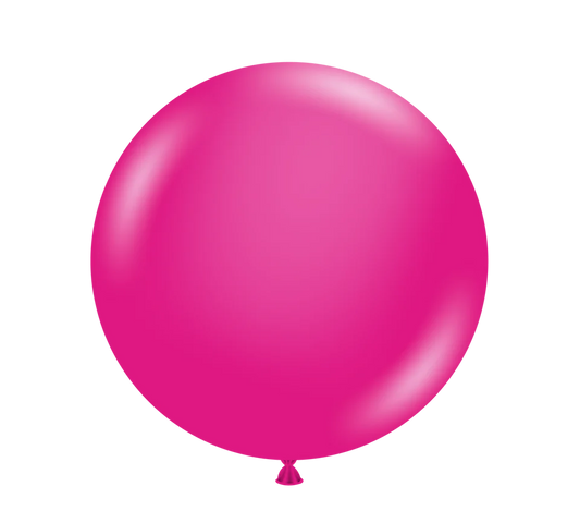 TUFTEX 24IN HOT PINK LATEX BALLOON 25CT