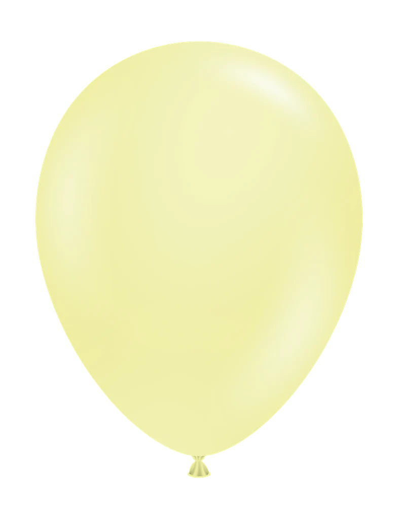Tuftex Lemonade 5 inch Latex Balloons 50ct
