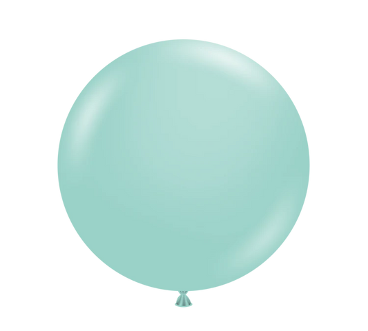 TUFTEX 11IN SEA GLASS LATEX BALLOONS 100CT