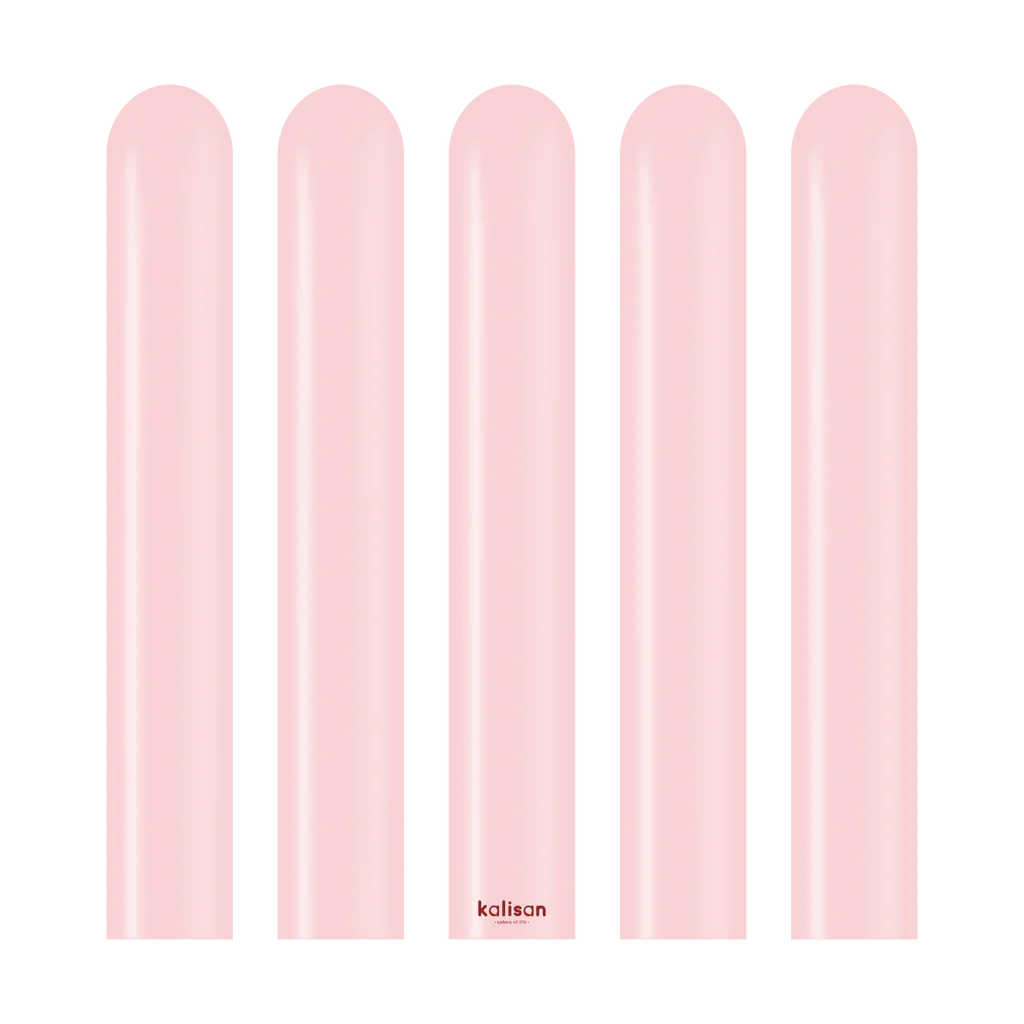 KALISAN NOZZLE UP MACARON PINK - 260 MODELLING 2"/60", 50 PIECES
