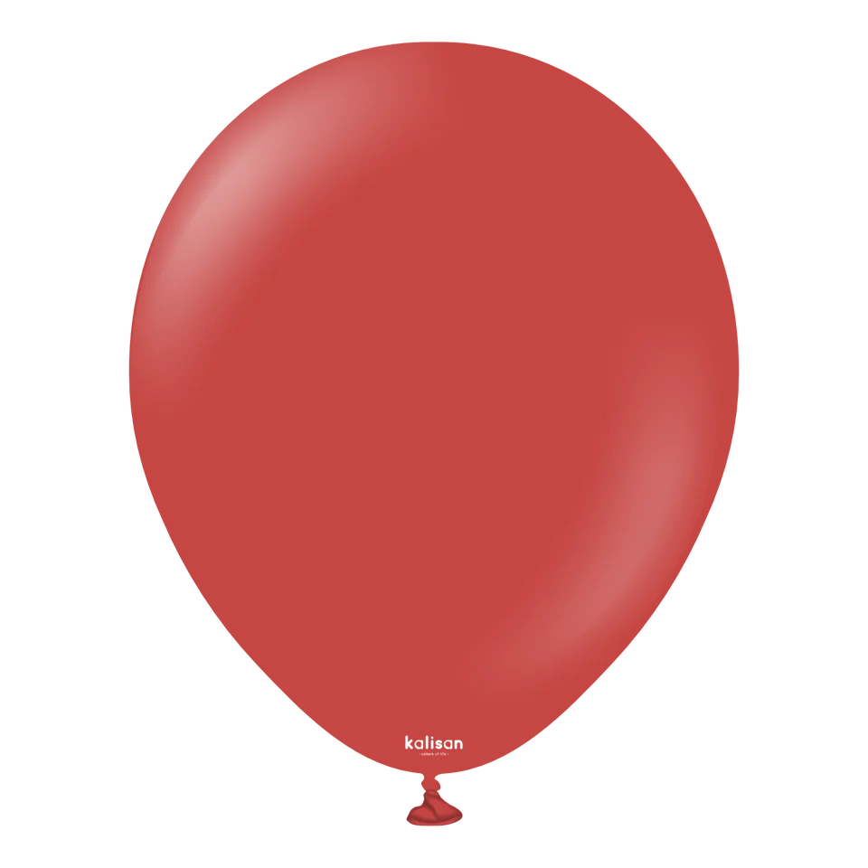 Kalisan Latex Standard Red - 12", 100 Pieces