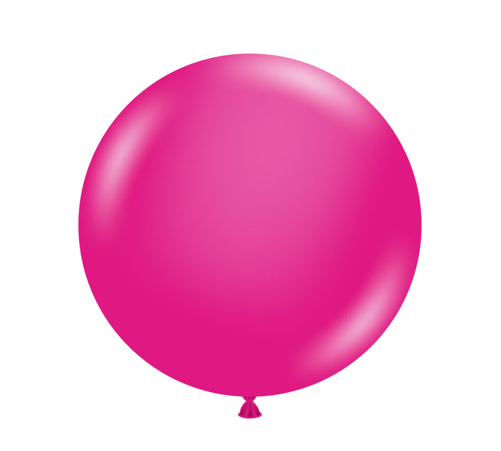 TUFTEX 11IN HOT PINK LATEX BALLOONS 100CT