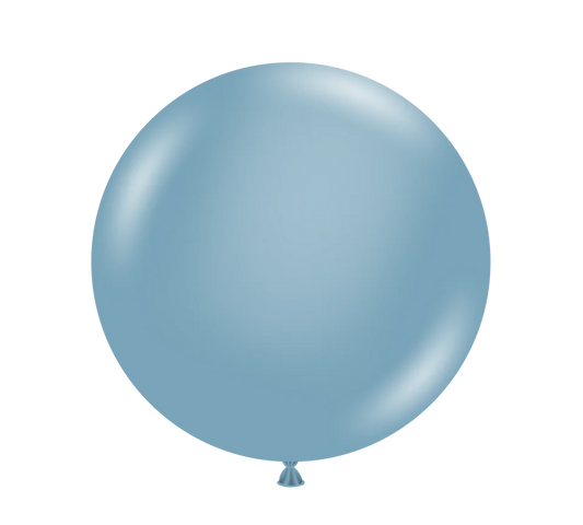 TUFTEX 11IN BLUE SLATE LATEX BALLOON 100CT