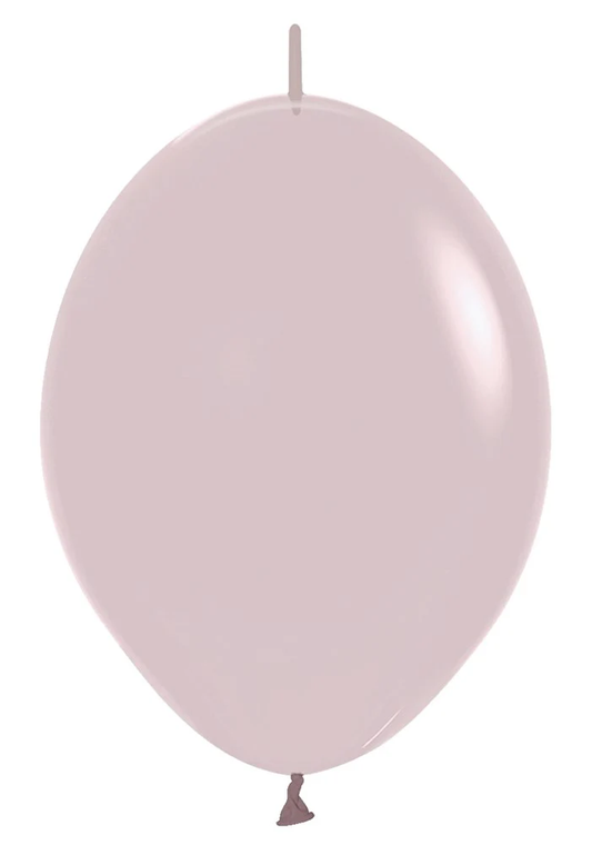 12 inch Sempertex Pastel Dusk Rose LINK-O-LOON 50ct